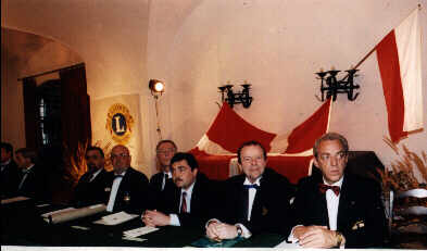 Goście naszego charteru na Zamku Książąt Pomorskich 13 maja 1995 r.